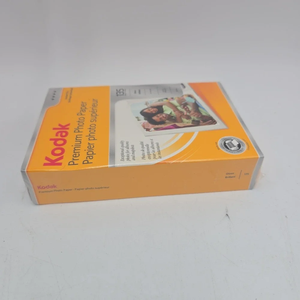 Kodak Premium Gloss Photo Paper 4x6 135 Sheets Instant Dry 66 lb Sealed